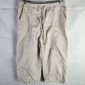 Vintage Classic Elements Cropped Pants Womens L Streetwear Vacation Gorpcore